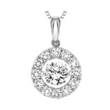Gems One 14KT White Gold & Diamond Rhythm Of Love Neckwear Pendant  - 1 ctw - ROL1150-4WC photo