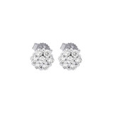 Gems One 14Kt White Gold Diamond (1/10 Ctw) Earring - ER29576-4WH photo