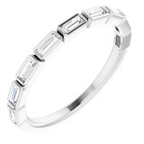 14K White 1/4 CTW Anniversary Band - 123020600P photo