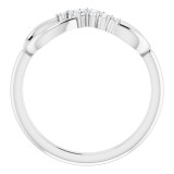 14K White 1/8 CTW Diamond Infinity-Inspired Ring - 123779600P photo 2