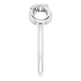 14K White 1/8 CTW Diamond Infinity-Inspired Ring - 123779600P photo 4