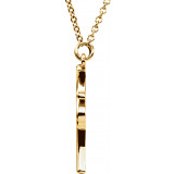 14K Yellow Palm Tree 16 1/2 Necklace - 85879100P photo 2