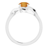 14K White Citrine Ring - 7184060011P photo 2