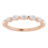 14K Rose 1/2 CTW Diamond Anniversary Band - 123294606P photo 3
