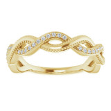 14K Yellow 1/8 CTW Diamond Anniversary Band - 123424601P photo 3