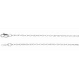 14K White 1.5 mm Rope 7 Chain - CH47360007P photo