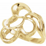 14K Yellow Freeform Ring - 525719710P photo 3