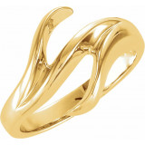 14K Yellow Freeform Remount Ring - 4893A23043P photo