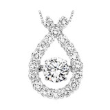 Gems One 14KT White Gold & Diamond Rhythm Of Love Neckwear Pendant  - 1-1/2 ctw - ROL1140-4WC photo