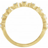 14K Yellow 1/4 CTW Diamond Anniversary Band - 123868605P photo 2