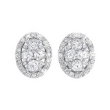 Gems One 14Kt White Gold Diamond (1Ctw) Earring - ER10253-4WC photo