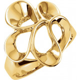 14K Yellow Freeform Ring - 51416225P photo