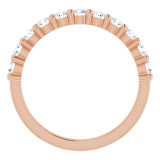 14K Rose 1/2 CTW Diamond Anniversary Band - 12287760015P photo 2
