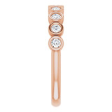 14K Rose 1/4 CTW Diamond Anniversary Band - 1229686004P photo 4