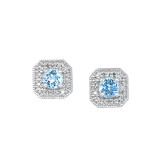 Gems One 10Kt White Gold Diamond (1/10 Ctw) Earring - ER10669-1WSCB photo