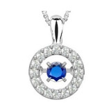 Gems One 14KT White Gold & Diamond Rhythm Of Love Neckwear Pendant   - 1/8 ctw - ROL1099-4WCS photo