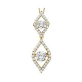 Gems One 14KT Yellow Gold & Diamond Rhythm Of Love Neckwear Pendant  - 3/4 ctw - ROL1007-4YC photo
