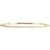 14K Yellow 3 CTW Diamond Stackable Bangle 8 Bracelet - 6733760007P photo