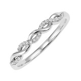 Gems One 10Kt White Gold Diamond (1/20 Ctw) Ring - FR1448-1WD photo