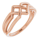 14K Rose Geometric Ring - 52006103P photo