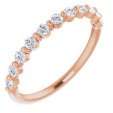 14K Rose 1/3 CTW Diamond Anniversary Band - 1236026020P photo