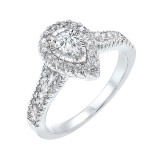 Gems One 14Kt White Gold Diamond(3/4Ctw) Ring - RG69965-4WB photo