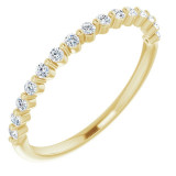 14K Yellow 1/5 CTW Diamond Anniversary Band - 1236026014P photo