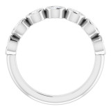 14K White 3/4 CTW Diamond Anniversary Band - 1229686017P photo 2