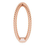 14K Rose Criss-Cross Rope Ring - 51737103P photo 4