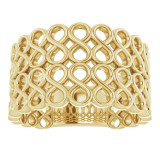 14K Yellow Infinity-Inspired Ring - 51713102P photo 3