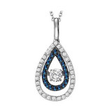 Gems One 14KT White Gold & Diamond Rhythm Of Love Neckwear Pendant   - 3/8 ctw - ROL1017-4WCBL photo