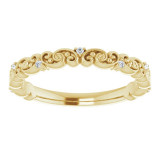 14K Yellow .04 CTW Diamond Anniversary Band - 123283601P photo 3