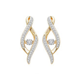 Gems One 10KT White Gold & Diamond Rhythm Of Love Fashion Earrings   - 1/4 ctw - ROL2201-1WC photo