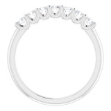 14K White 3/8 CTW Diamond Anniversary Band - 1236586016P photo 2