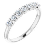 14K White 3/8 CTW Diamond Anniversary Band - 1236586016P photo