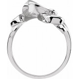 14K White Freeform Ring - 50906109P photo 2