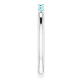 14K White Aquamarine Stackable Ring - 123288612P photo 4