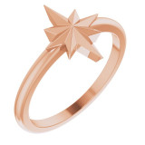 14K Rose Starburst Ring - 51945103P photo