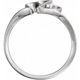 14K White Freeform Remount Ring - 537120387P photo 2