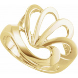 10K Yellow Freeform Ring - 51586272P photo