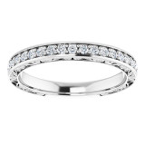 14K White 1/4 CTW Diamond Anniversary Band - 122460605P photo 3