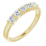 14K Yellow 1/2 CTW Diamond Anniversary Band - 1239706013P photo
