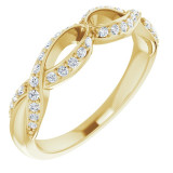 14K Yellow 1/4 CTW Diamond Anniversary Band - 1227826001P photo