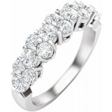 Platinum 1 CTW Diamond Anniversary Band - 653561603P photo