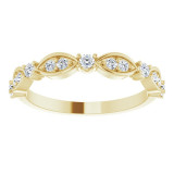 14K Yellow 1/3 CTW Diamond Anniversary Band - 123956601P photo 3