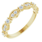 14K Yellow 1/3 CTW Diamond Anniversary Band - 123956601P photo