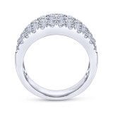 Gabriel & Co. 14k White Gold Lusso Diamond Ring - LR6365W44JJ photo 2