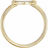 14K Yellow .07 CTW Diamond Heart Ring - 122972601P photo 2