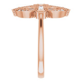 14K Rose 1/6 CTW Diamond Vintage-Inspired Ring - 124038602P photo 4