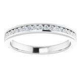 14K White 1/2 CTW Diamond Anniversary Band - 12298160046P photo 3